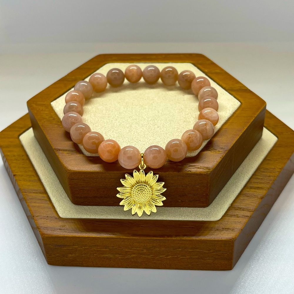 Sunflower & Sunstone Bracelet
